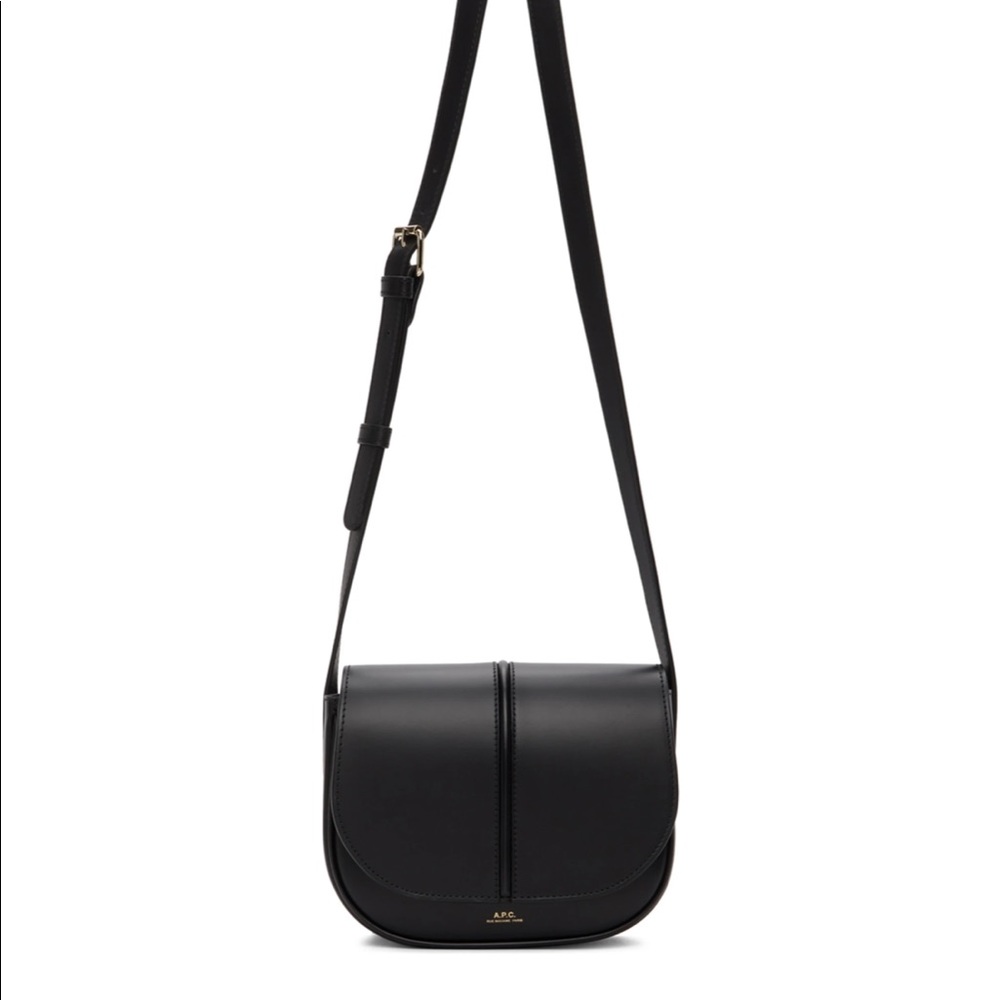 APC Betty Bag in Black Smooth Calfskin Leather